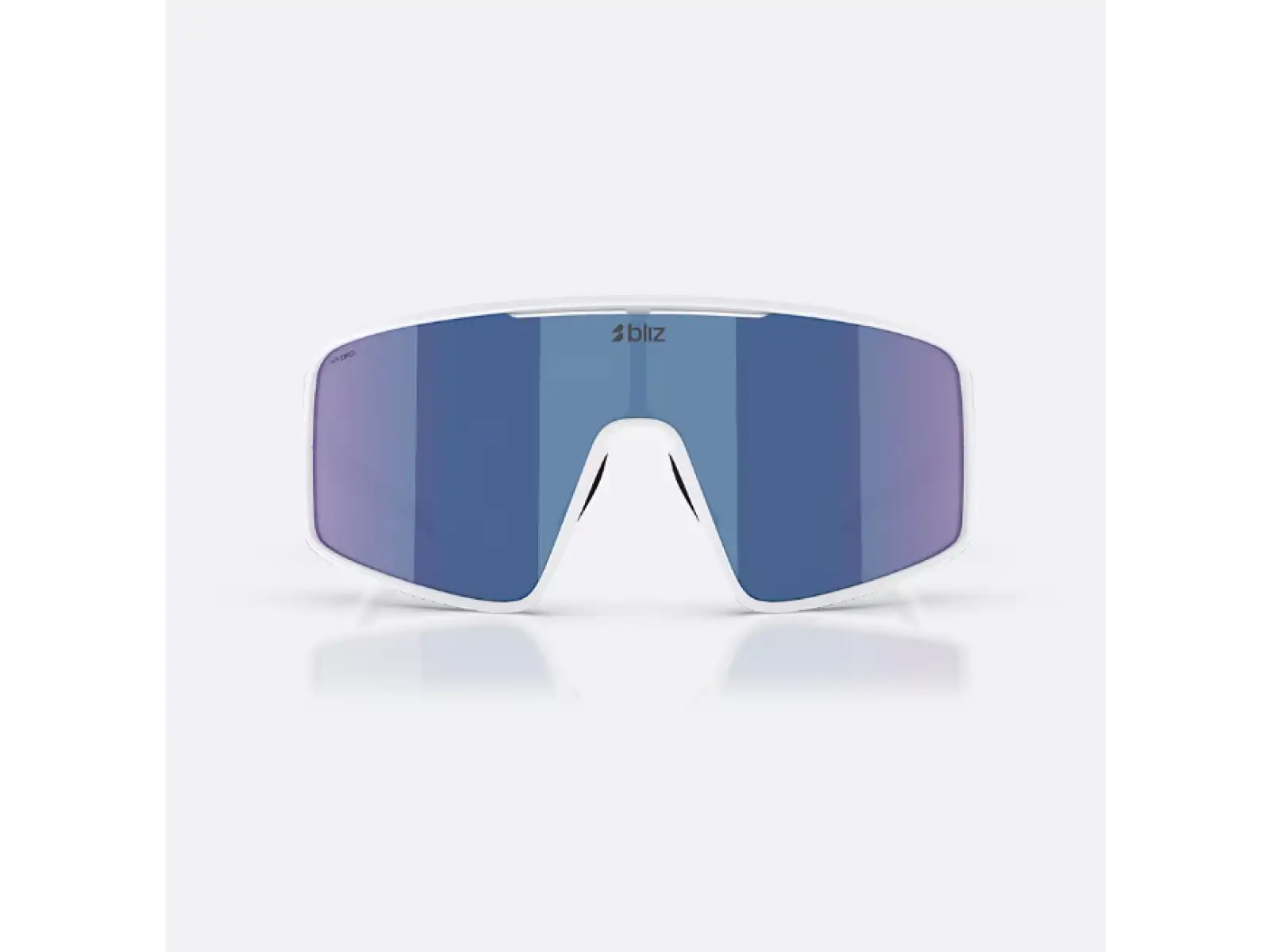 Bliz P001 okulary przeciwsłoneczne Matte White/Grey Blue Multi