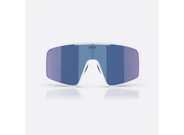 Bliz P001 okulary przeciwsłoneczne Matte White/Grey Blue Multi
