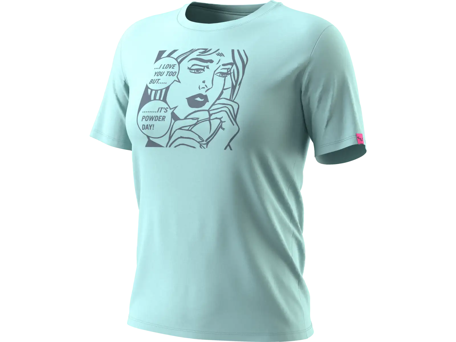 Dynafit Graphic Cotton damska koszulka krótki rękaw Nimbus/First Track