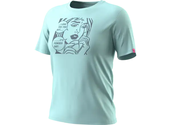 Dynafit Graphic Cotton damska koszulka krótki rękaw Nimbus/First Track