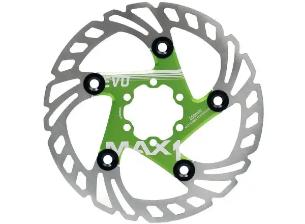 MAX1 Evo tarcza hamulcowa 160 mm zielony