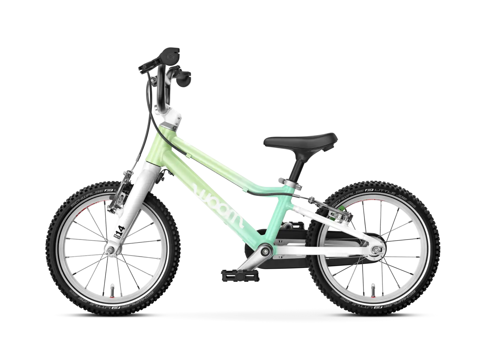 Woom GO 2 rower dziecięcy 14 Spearmint Crush Limited