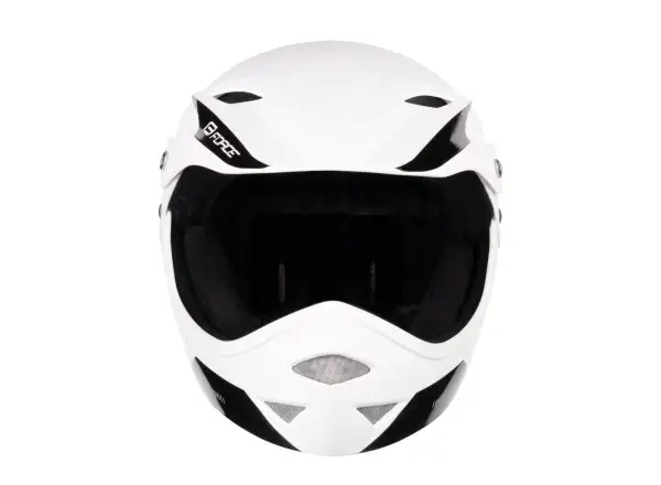 Force Downhill Junior kask biała matowa