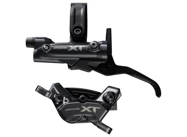 Shimano Deore XT BR-M8220+BL-M8200 hamulec tarczowy przedni okładziny metalowe z radiatorami