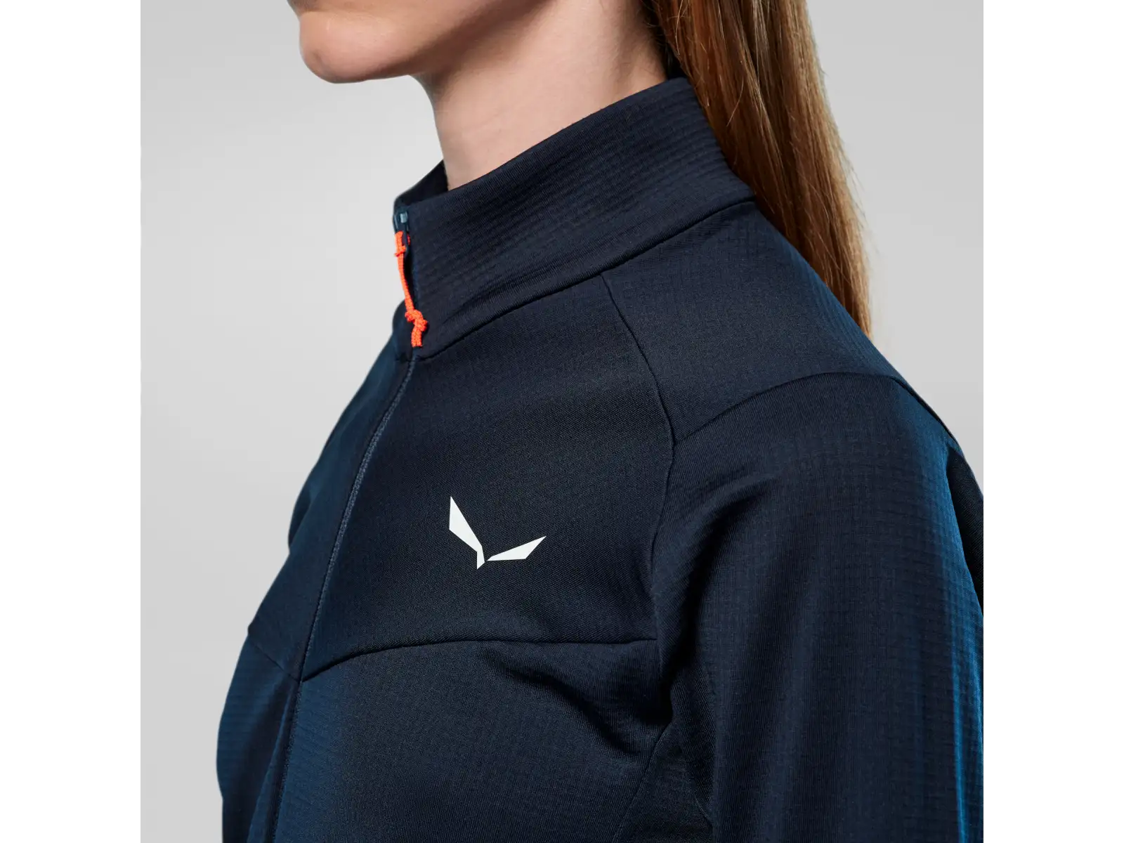 Salewa Puez Cammino Polarlite Half-Zip damska bluza Navy Blazer