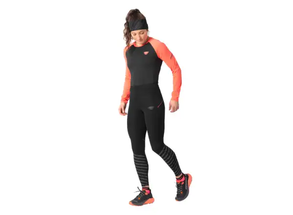 Dynafit Trail Reflective damskie legginsy Black Out