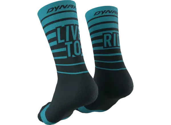 Dynafit Live To Ride sportowe skarpetki Storm Blue