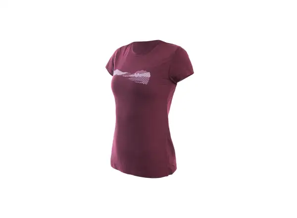 Sensor Merino Air PT Hills damska koszulka z krótkim rękawem Port Red