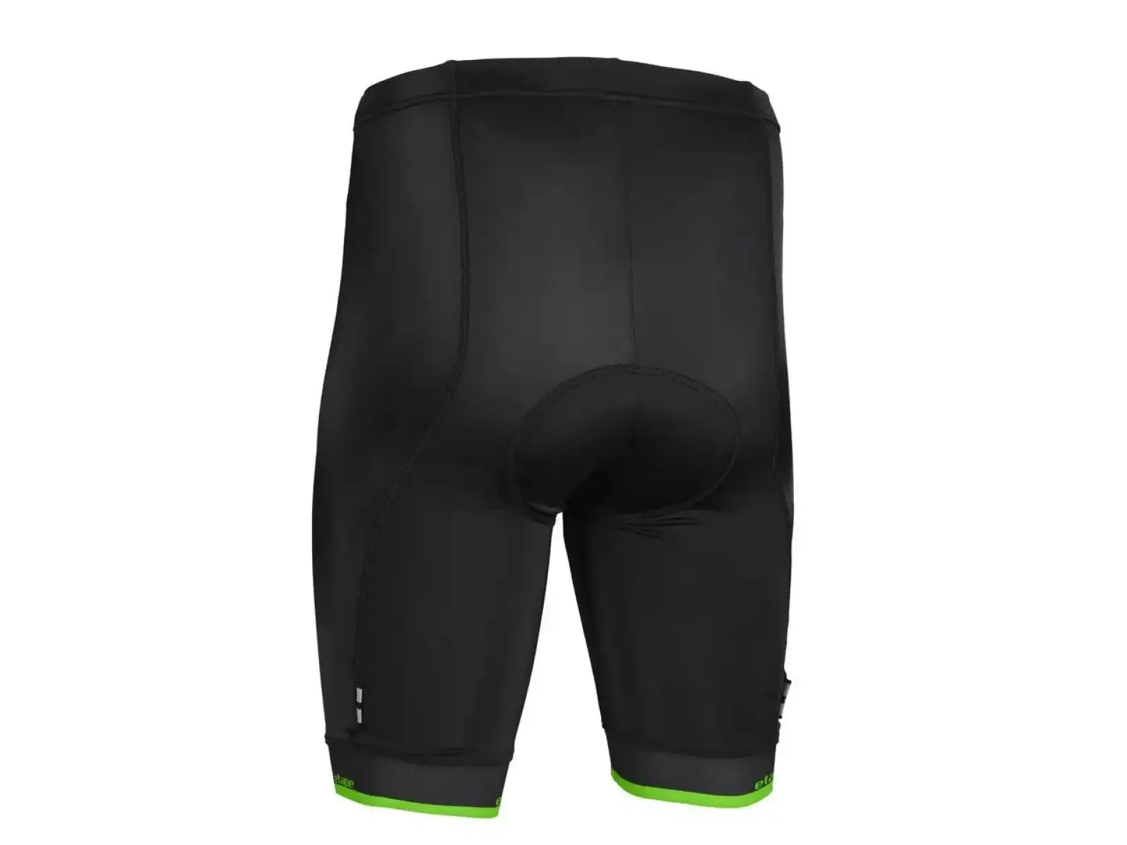 Etape Elite męskie spodenki z wkładką czarna/zielona