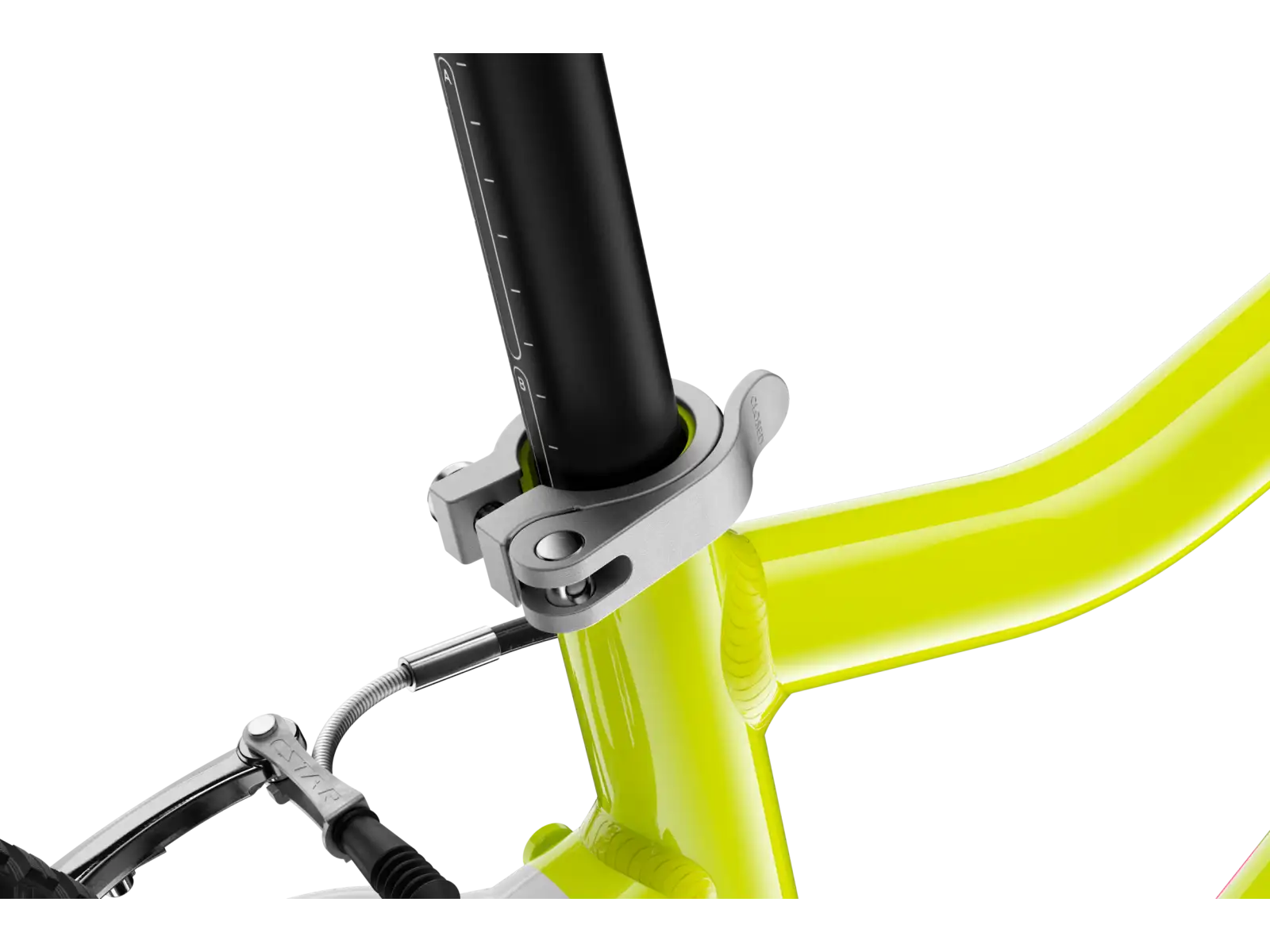 Woom GO 4 rower dziecięcy neon lime