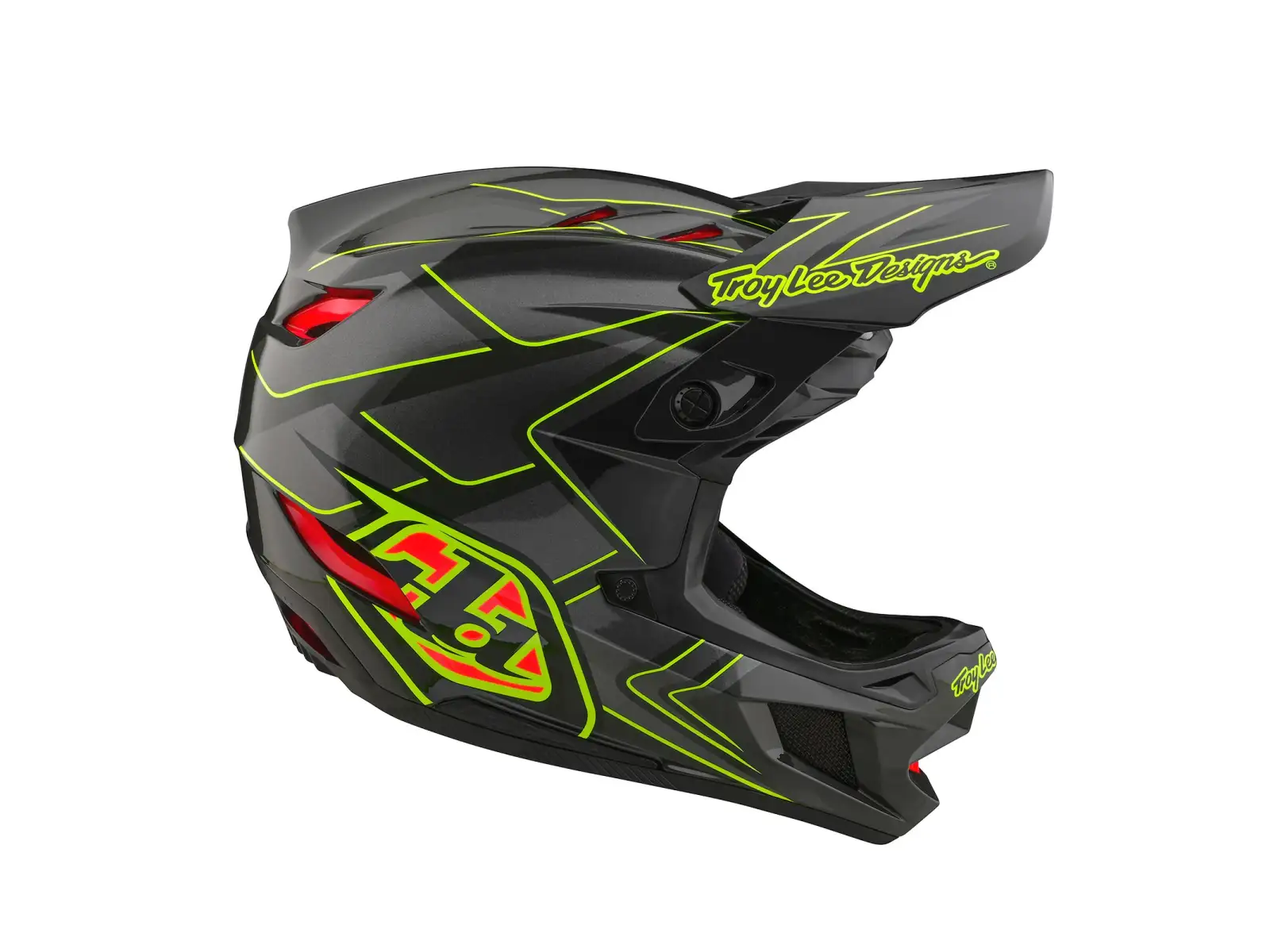 Troy Lee Designs D4 Composite Ghostwing kask Gray
