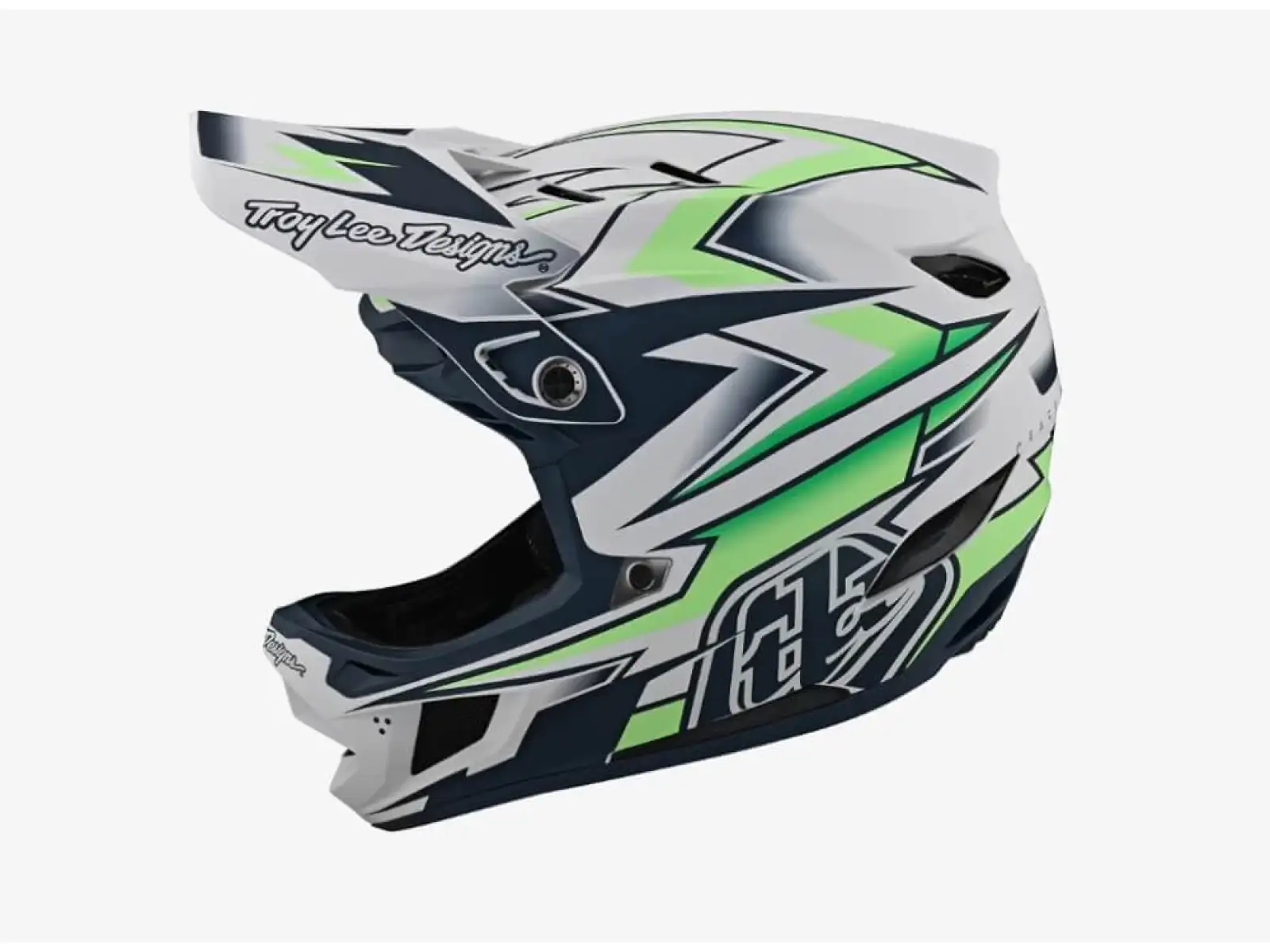 Troy Lee Designs D4 Composite Mips Volt kask White