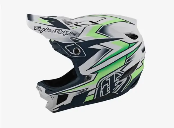 Troy Lee Designs D4 Composite Mips Volt kask White