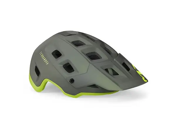 MET Terranova kask Gray/Lime Matt