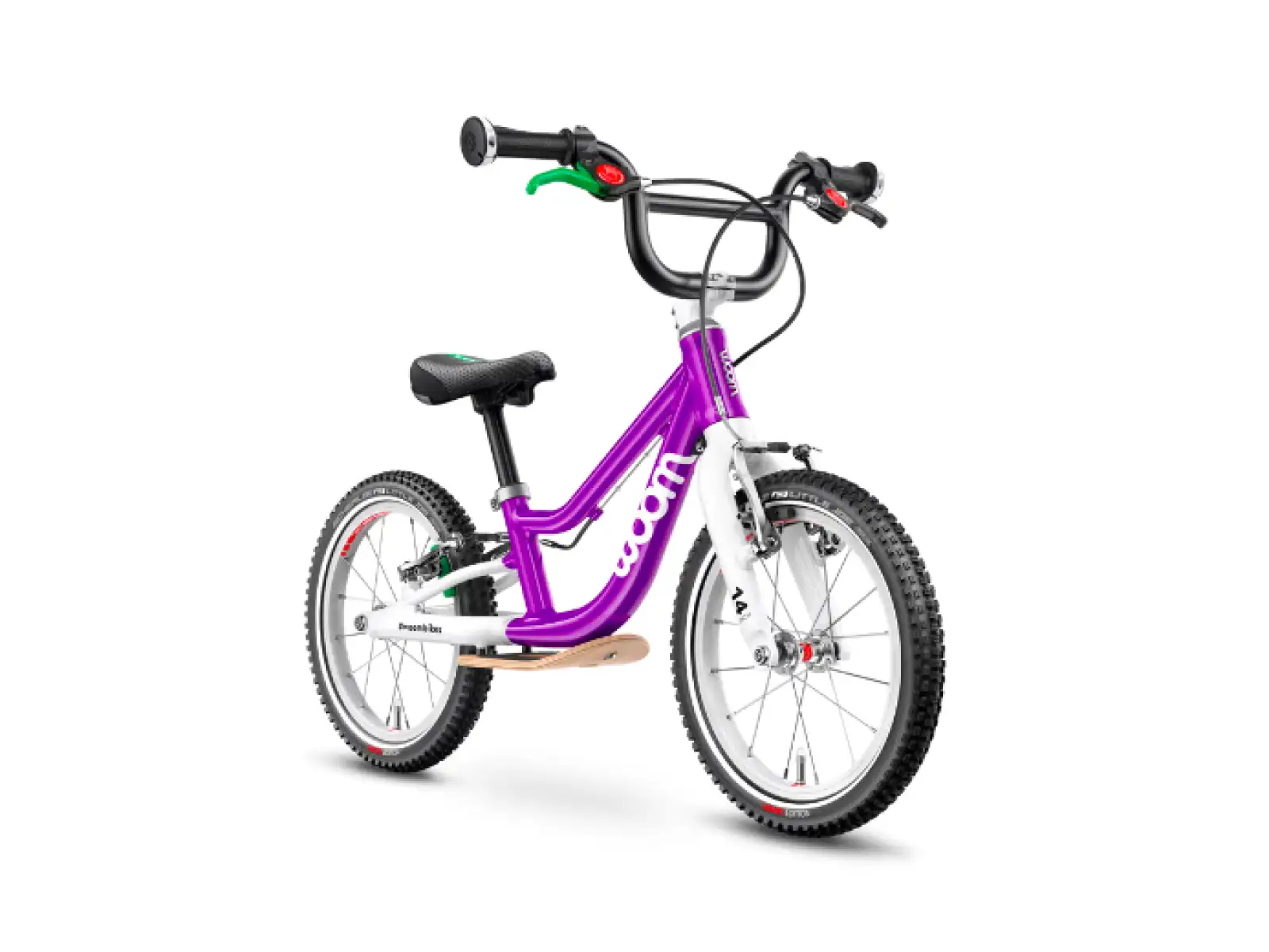 Woom 1 Plus rowerek biegowy dziecięcy 14" Purple Haze