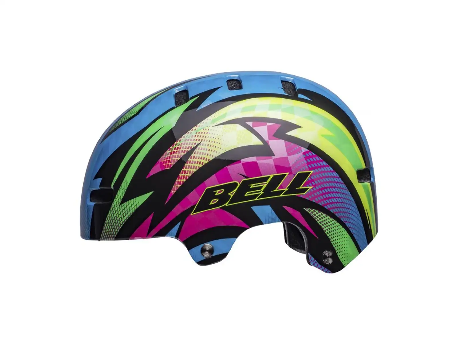 Bell Span kask Blue/Magenta Psycho