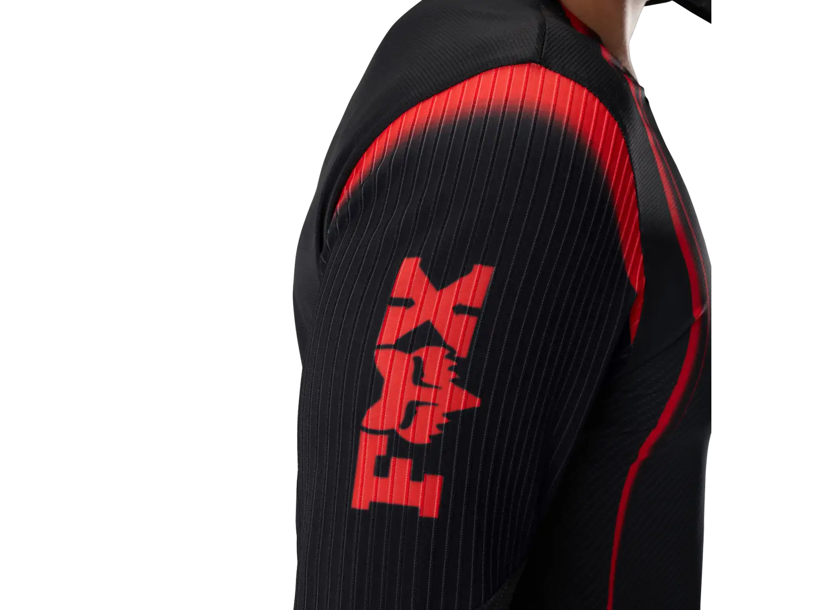 Fox Flexair Ls Jersey Goldstone Se męska koszulka Black