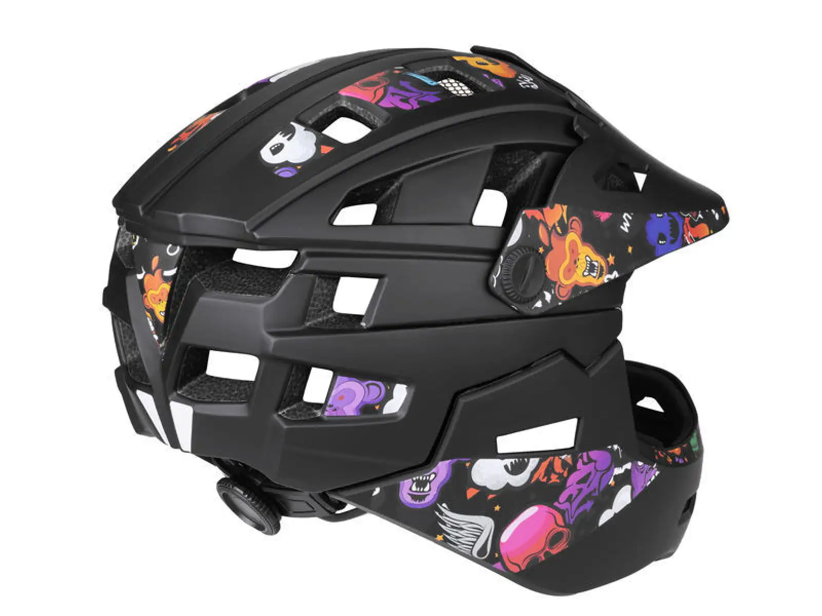 Etape Scudo kask dziecięcy czarny/grafika matowy