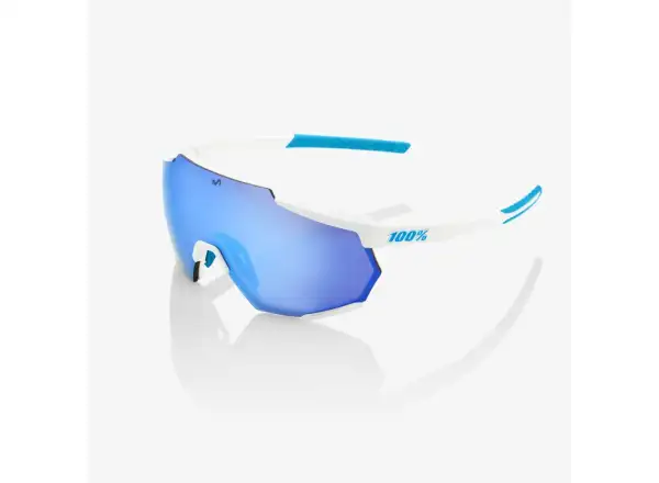 100% Racetrap okulary Movistar Team White/HiPPER Blue Multilayer Mirror Lens