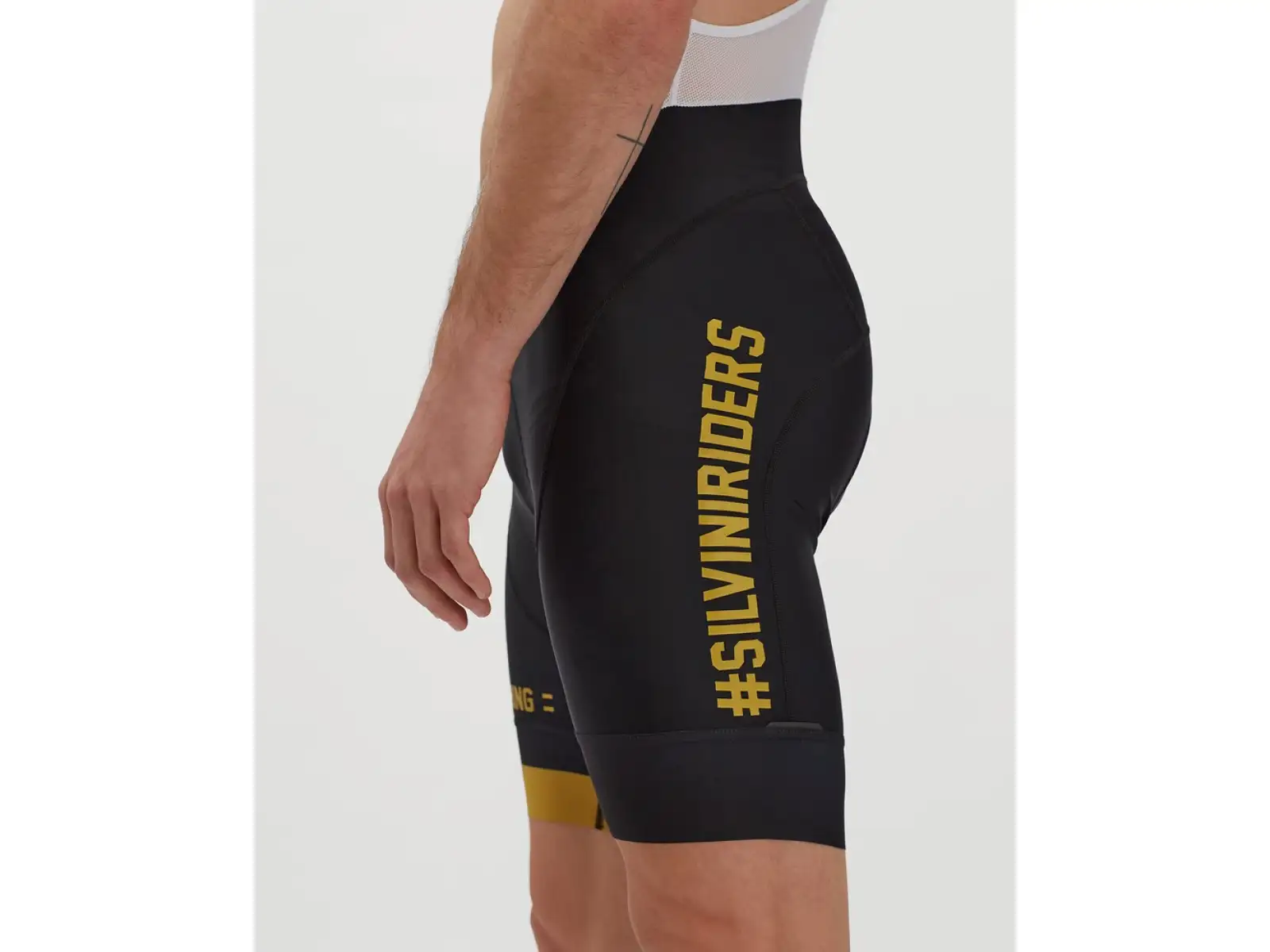 Silvini Cantono Bib męskie spodenki z wkładką Black/Gold