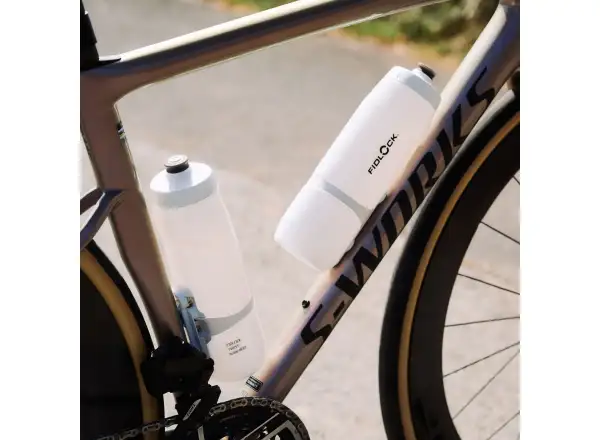 Fidlock Twist zestaw bidon 590 ml + baza na ramę Polar White