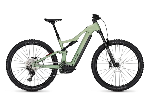 Focus THRON 8 800Wh w pełni amortyzowany rower elektryczny Mintgrey matt / Artichokegreen matt