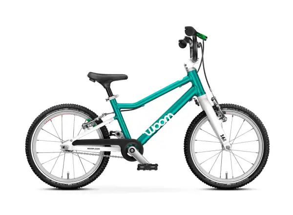 Woom GO 3 rower dziecięcy 16" Metallic Turquoise