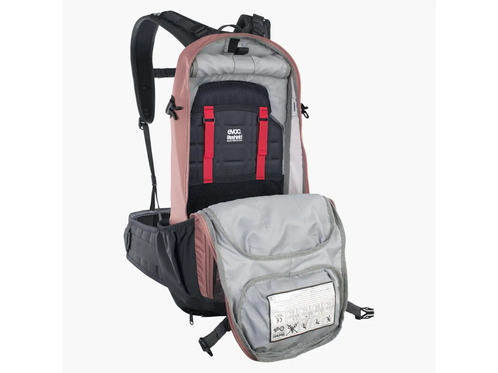 Evoc FR Enduro 16 plecak 16 l dusty pink/karbonowo szara