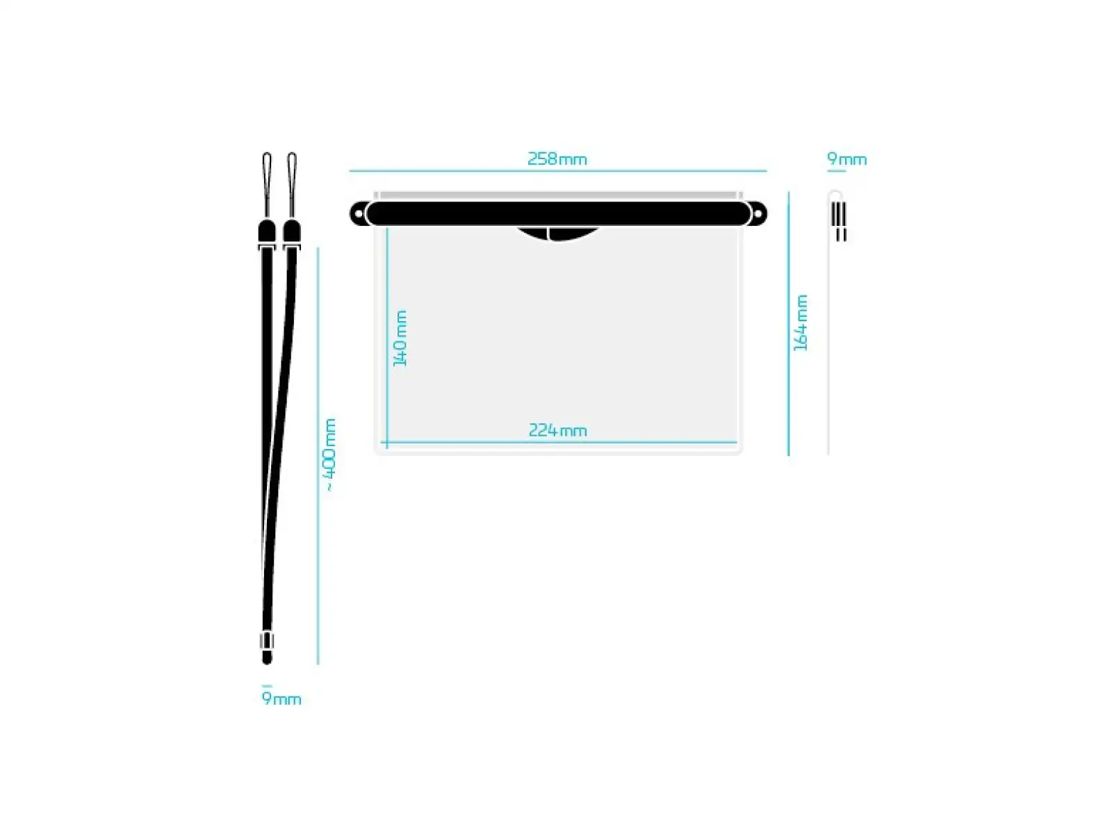 Fidlock Hermetic etui Multi Transparentny