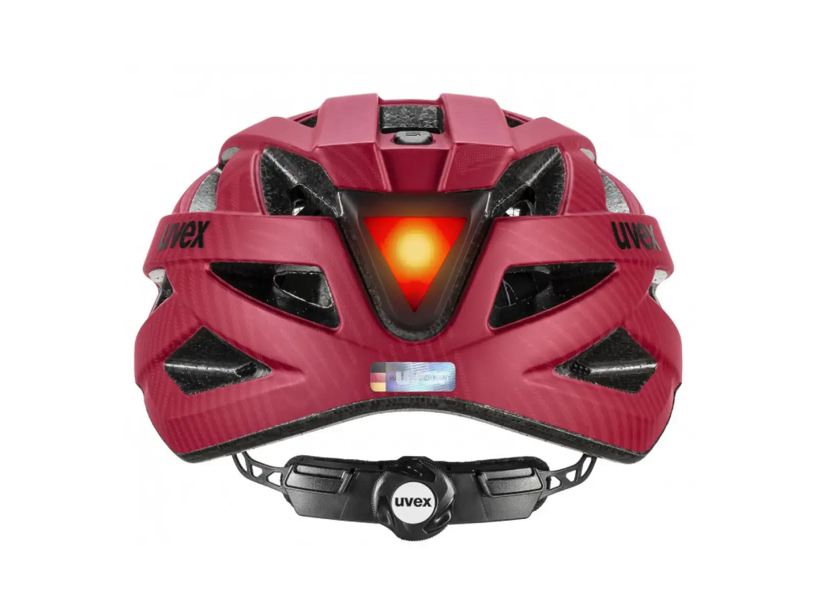 Uvex City I-VO kask Ruby Red Matt