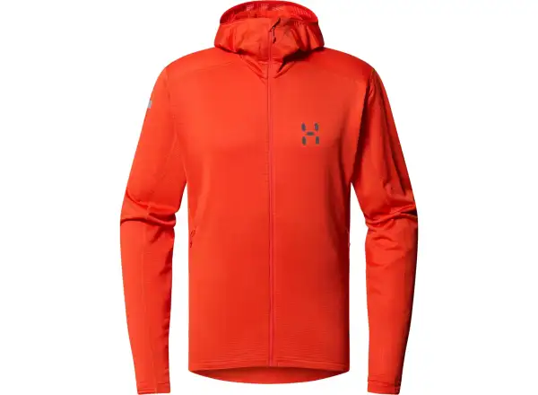 Haglöfs L.I.M Mid Multi Hood męska bluza z kapturem czerwona