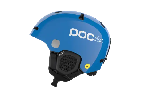 POC POCito Fornix MIPS dziecięcy kask narciarski Fluorescent Blue