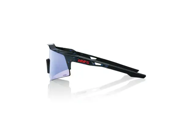 100% Speedcraft XS okulary Black Holographic/HiPER Blue Multilayer Mirror