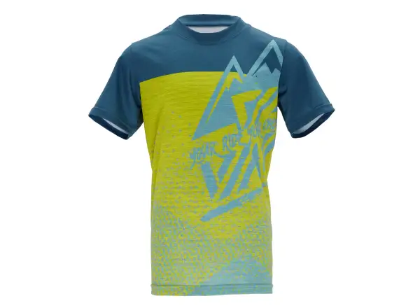 Silvini Denni dziecięcy dres krótki rękaw Blue/Neon