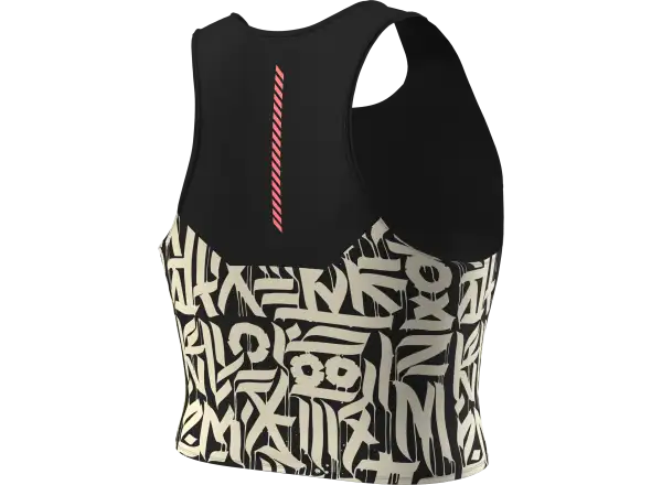 Dynafit Trail Crop Top damska koszulka bez rękawów Black Out