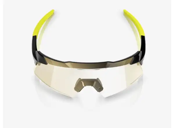 100% Aerocraft okulary Gloss Metallic Black/Photochromic