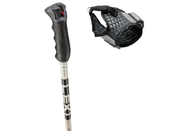 Leki Detect S Vario narciarskie kijki Warm Grey Light/Warm Grey Dark/Black