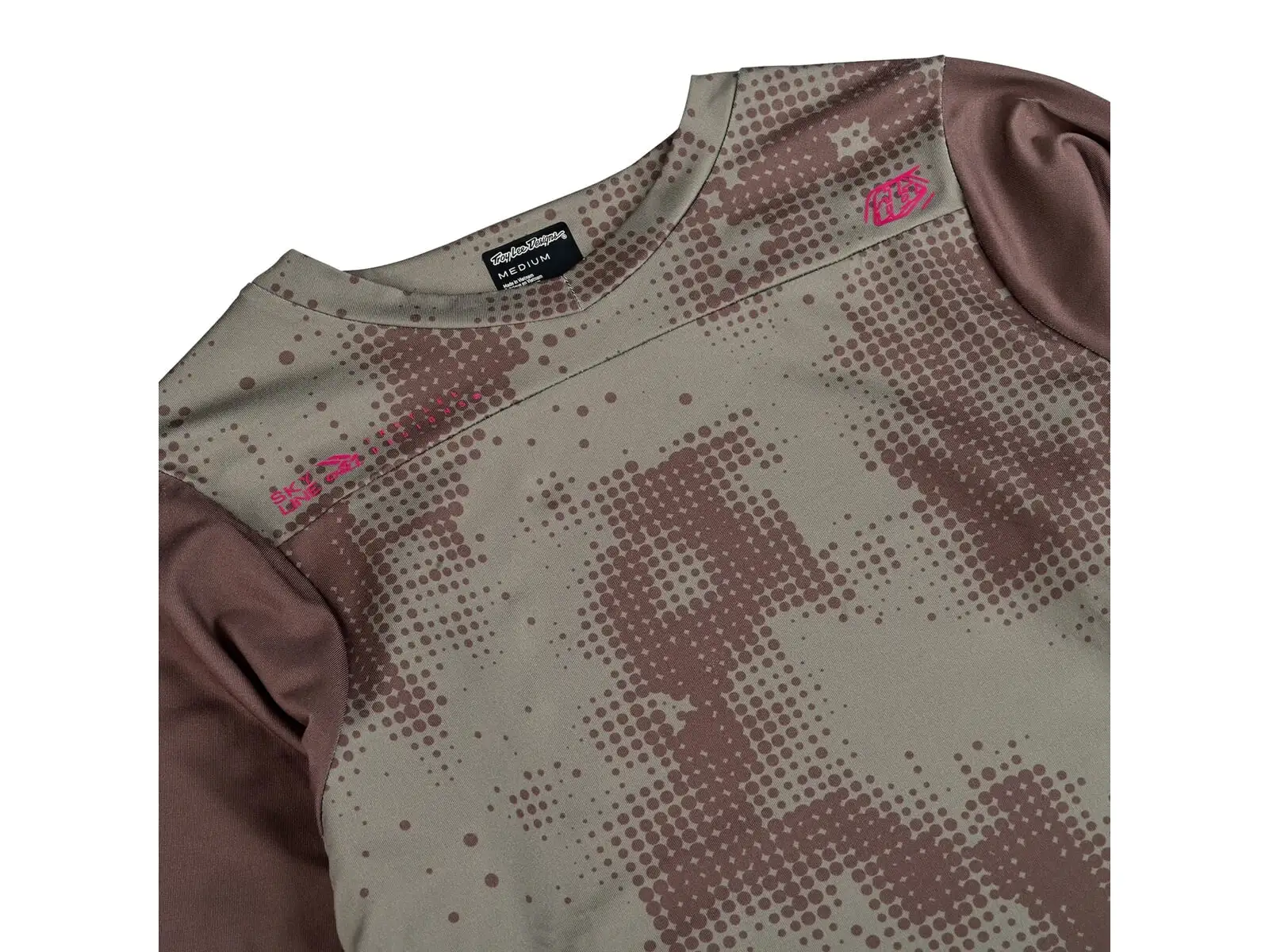 Troy Lee Designs Skyline Chill męska koszulka z długim rękawem Scattered Olive