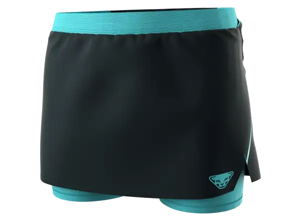 Dynafit Alpine Pro 2w1 damska spódnica biegowa z wewnętrznymi spodenkami Blueberry Marine Blue