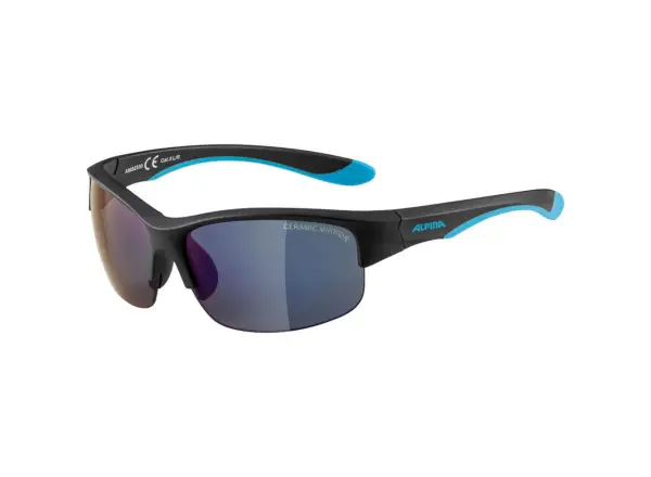 Alpina Flexxy Youth HR dziecięce okulary Black/Blue Matt