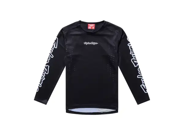 Troy Lee Designs Youth Sprint Pro dziecięca koszulka z długim rękawem Mono Black