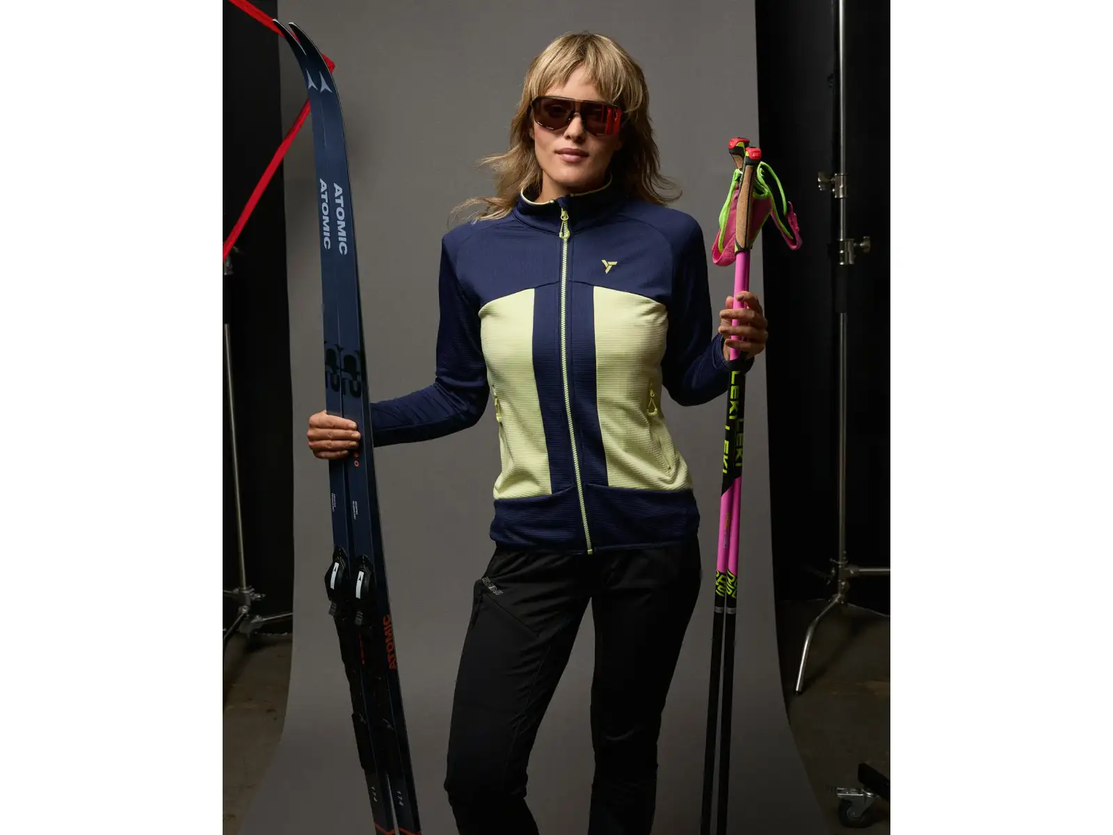 Silvini Valdaora damska bluza Navy/Yellow