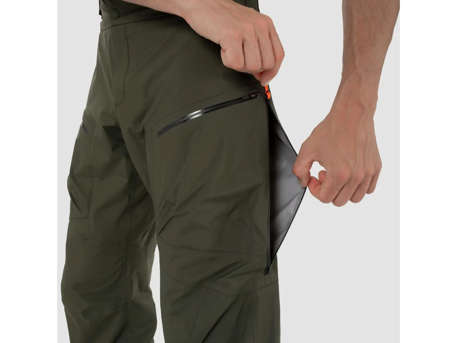Salewa Sella 3L Powertex męskie spodnie Dark Olive