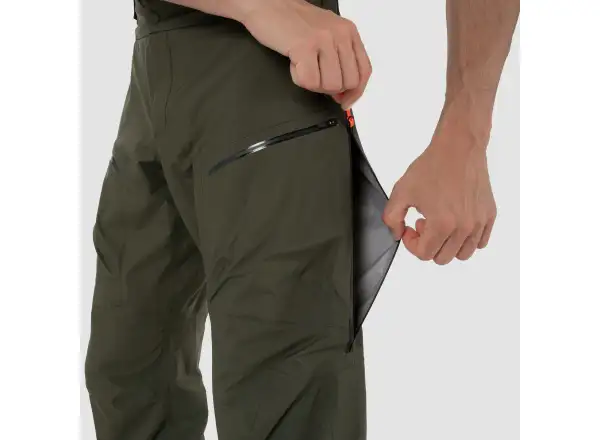 Salewa Sella 3L Powertex męskie spodnie Dark Olive
