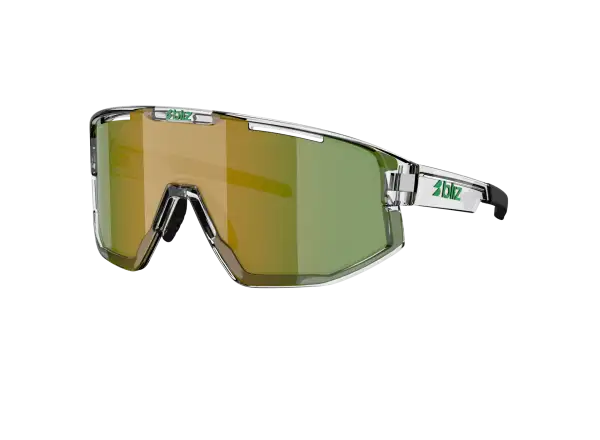 Bliz Fusion okulary przeciwsłoneczne Transparent White/Brown Green Multi