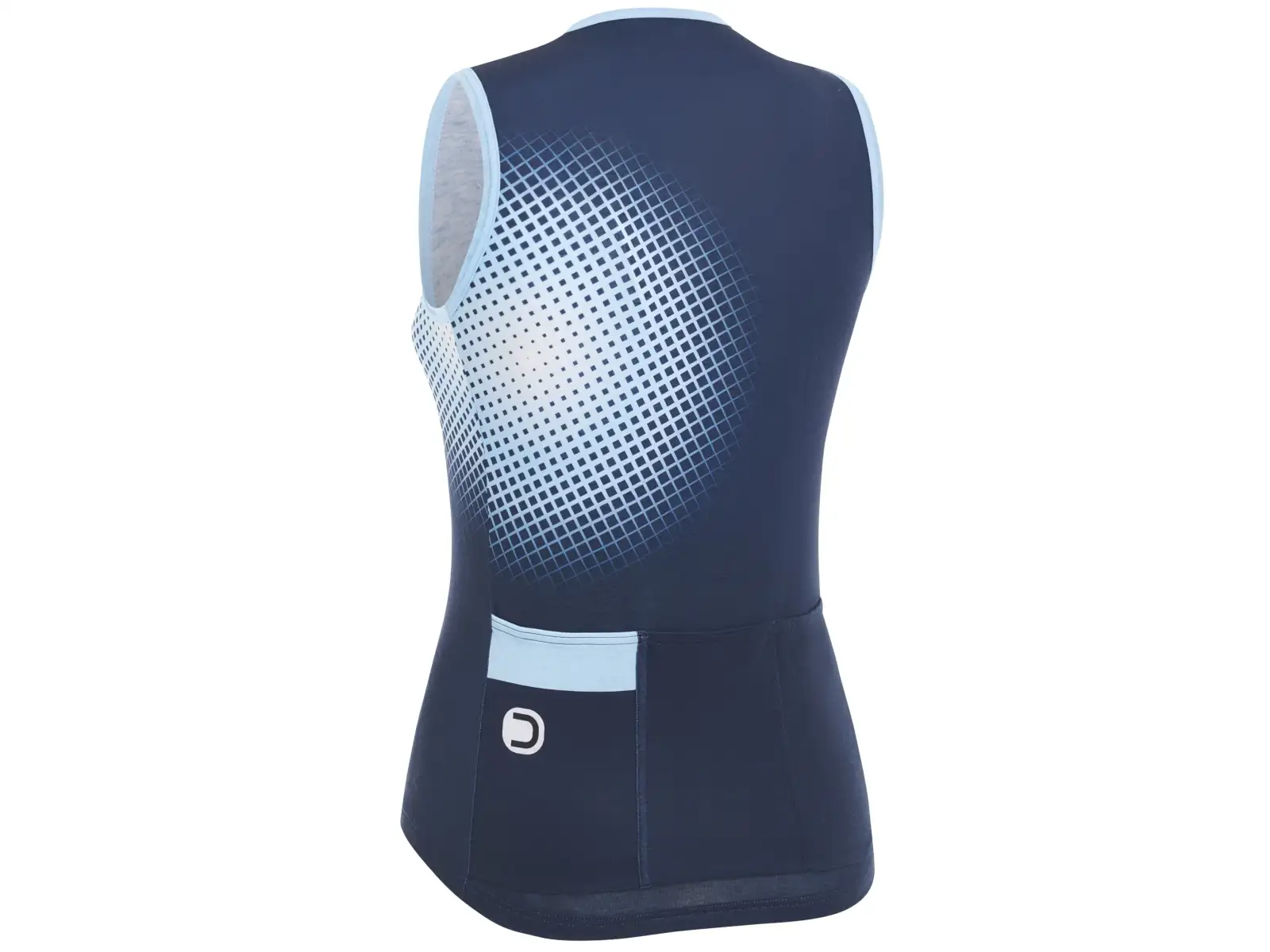 Dotout Square damski dres bez rękawów Blue