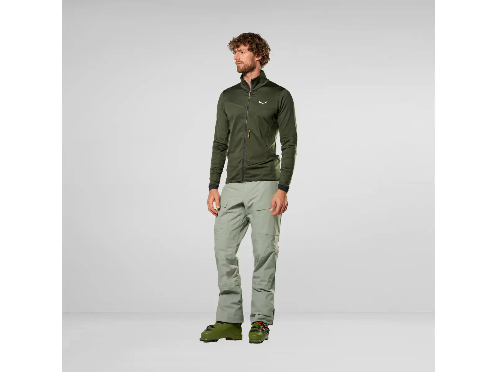 Salewa Sella Crevasse męska bluza Dark Olive
