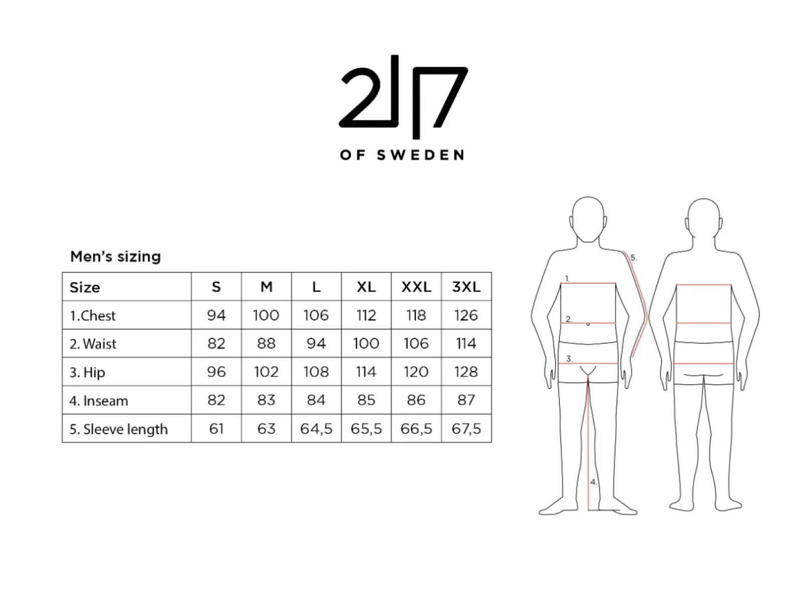 2117 of Sweden Killinge męska bluza Pine