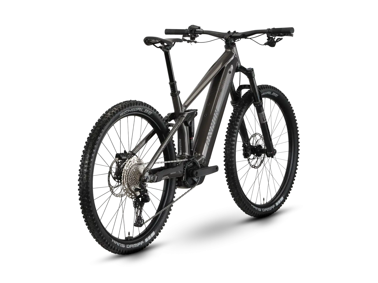 Raymon Korak Pro pipegrey/black rower elektryczny z pełnym zawieszeniem