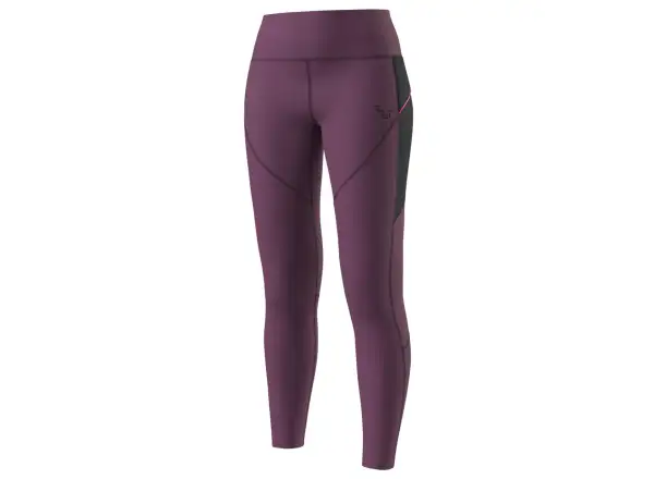 Dynafit Warm Ultra damskie ocieplane legginsy Amaranth